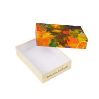 Bespoke Rigid Fancy Luxury Cardboard Empty Gift Storage Dry Fruit Tart Paper Packaging Box With Lid